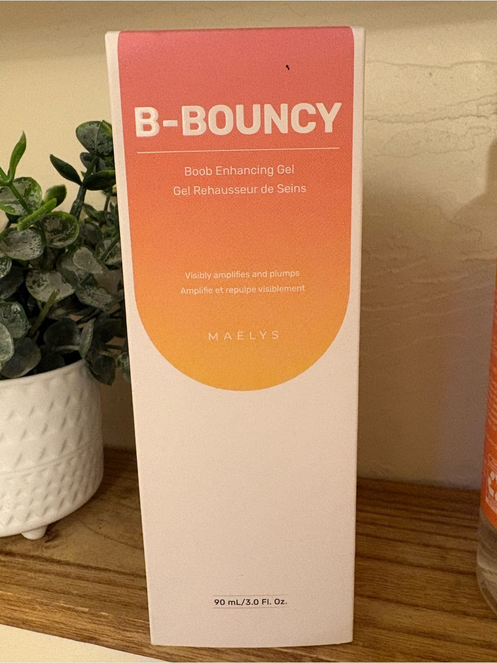 MAELYS B-BOUNCY Boob Enhancing Gel — Pink/Peach
